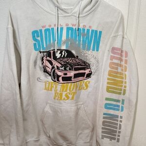 Gildan Heavy Blend White Hoodie